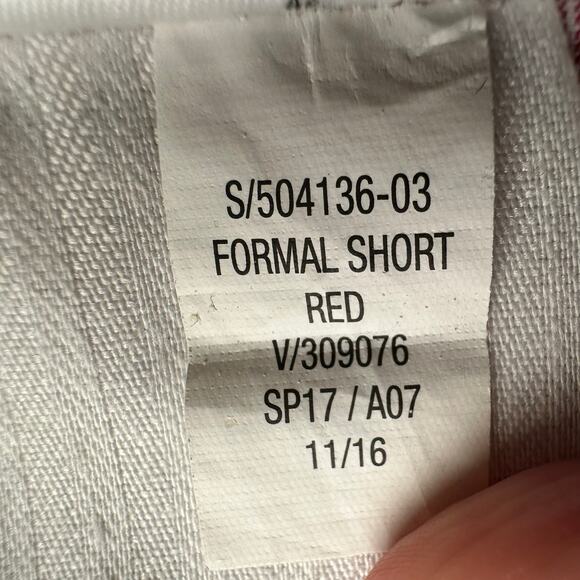 Old Navy Mens size 42 Formal Shorts Slim Red 504136 - Picture 11 of 11